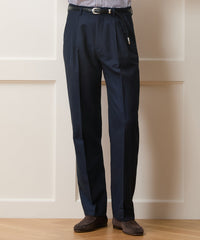Italian Linen-Cotton Pinstripe Wythe Trouser