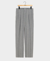 Italian Multi-Stripe Linen Hollywood Trouser
