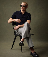Cotton-Cashmere Sweater Polo