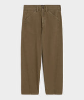 Relaxed Barrel Jean in Brown