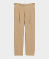 Italian Linen Side Tab Trouser