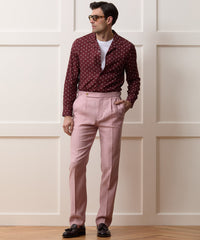 Italian Linen Side Tab Trouser
