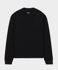 Boxy Jersey Mockneck Tee