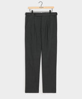 Italian Heathered Cotton Side Tab Trouser