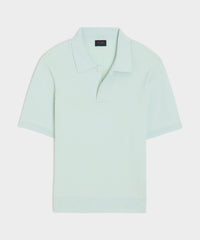 Cotton-Cashmere Sweater Polo