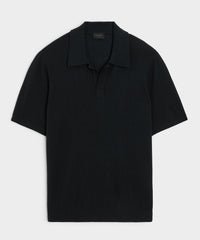 Silk-Cashmere Montauk Sweater Polo