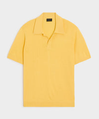 Silk-Cashmere Montauk Sweater Polo