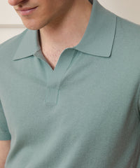 Silk-Cashmere Montauk Sweater Polo