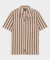 Linen-Cotton Knit Shirt