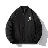 Mens Vintage Jackets Dark Baseball Uniform Bomber Jacket