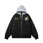 Men Vintage Jackets Baseball Jacket Embroidered Couple Trend Jacket