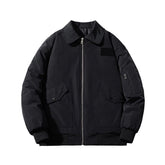 Mens Vintage Jackets Lapel cotton jacket oversize