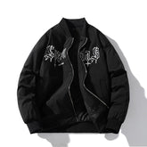 Men Vintage Jackets Baseball Suit Flight Suit Embroidered Jacket Top