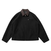 Mens Vintage Jackets West Coast Tooling Lapel Coloring Jacket vintage