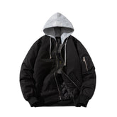 Mens Vintage Jackets Pilot Jacket Padded Jacket Winter Baseball Uniform
