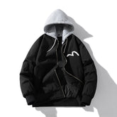 Mens Vintage Jackets Spring Baseball Suit Flight Suit Hooded Embroidered Jacket