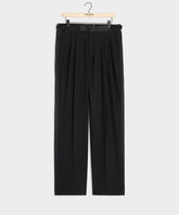 Relaxed Italian Wool Tuxedo Trouser