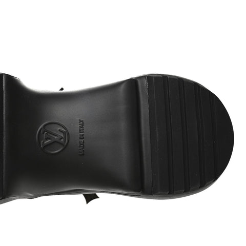 Mat Rubber Monogram LV Archlight Sneaker Boots 38 Black