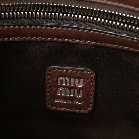 Nappa Utilitaire Shopping Tote Dark Brown