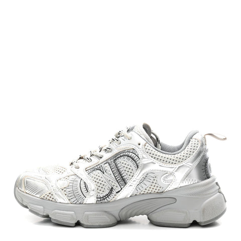 Technical Mesh Dior Chrono Sneakers 36 Silver