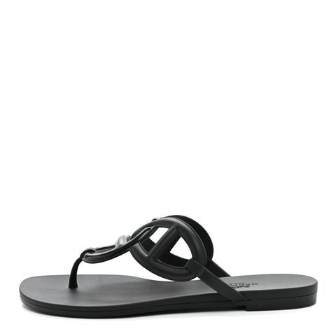 Rubber Womens Egerie Sandals 36 Black