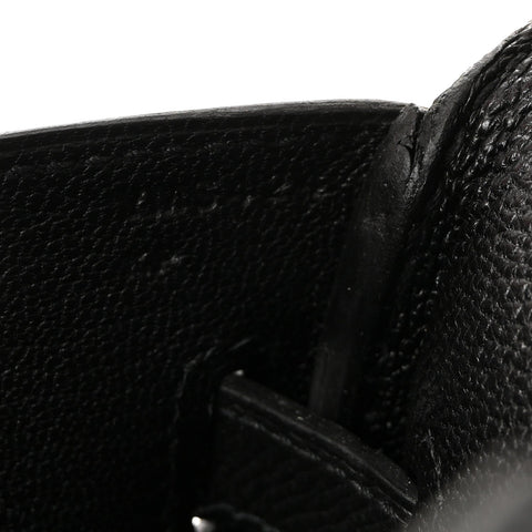 Epsom Birkin 30 Black