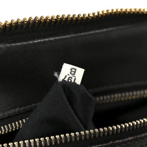 Nappa Matelasse Top Handle Black