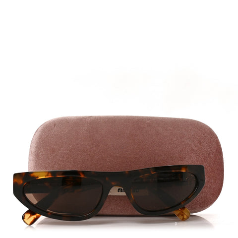 Acetate Glimpse Cat Eye Sunglasses SMU 07Z Tortoise