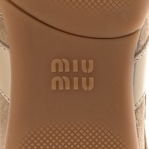 Suede Shearling Gymnasium Sneakers 39.5 Deserto