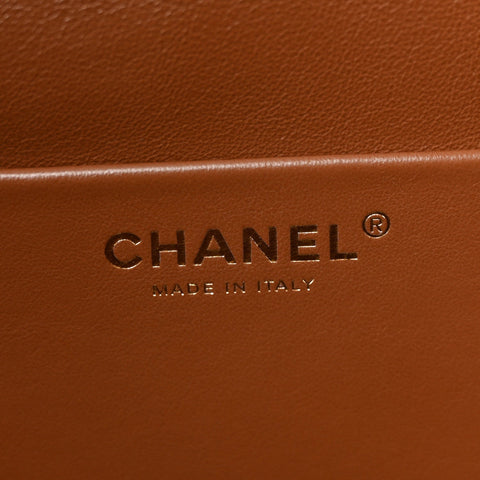 Suede Calfskin Souplissimo Maxi Flap Camel