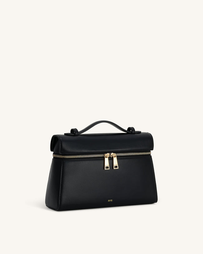 Thea Large Top Handle Bag - Black Main Image