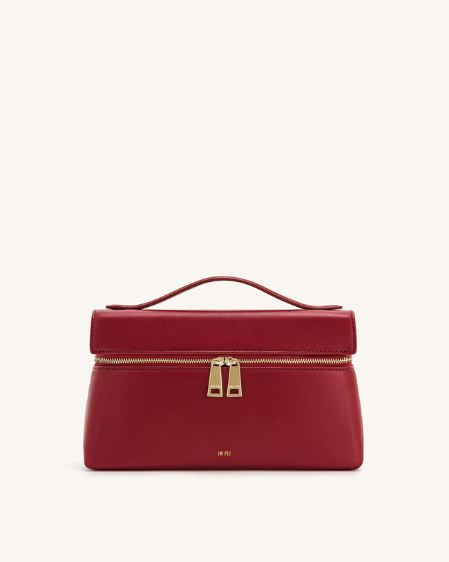 Thea Top Handle Bag - Claret Hover Image