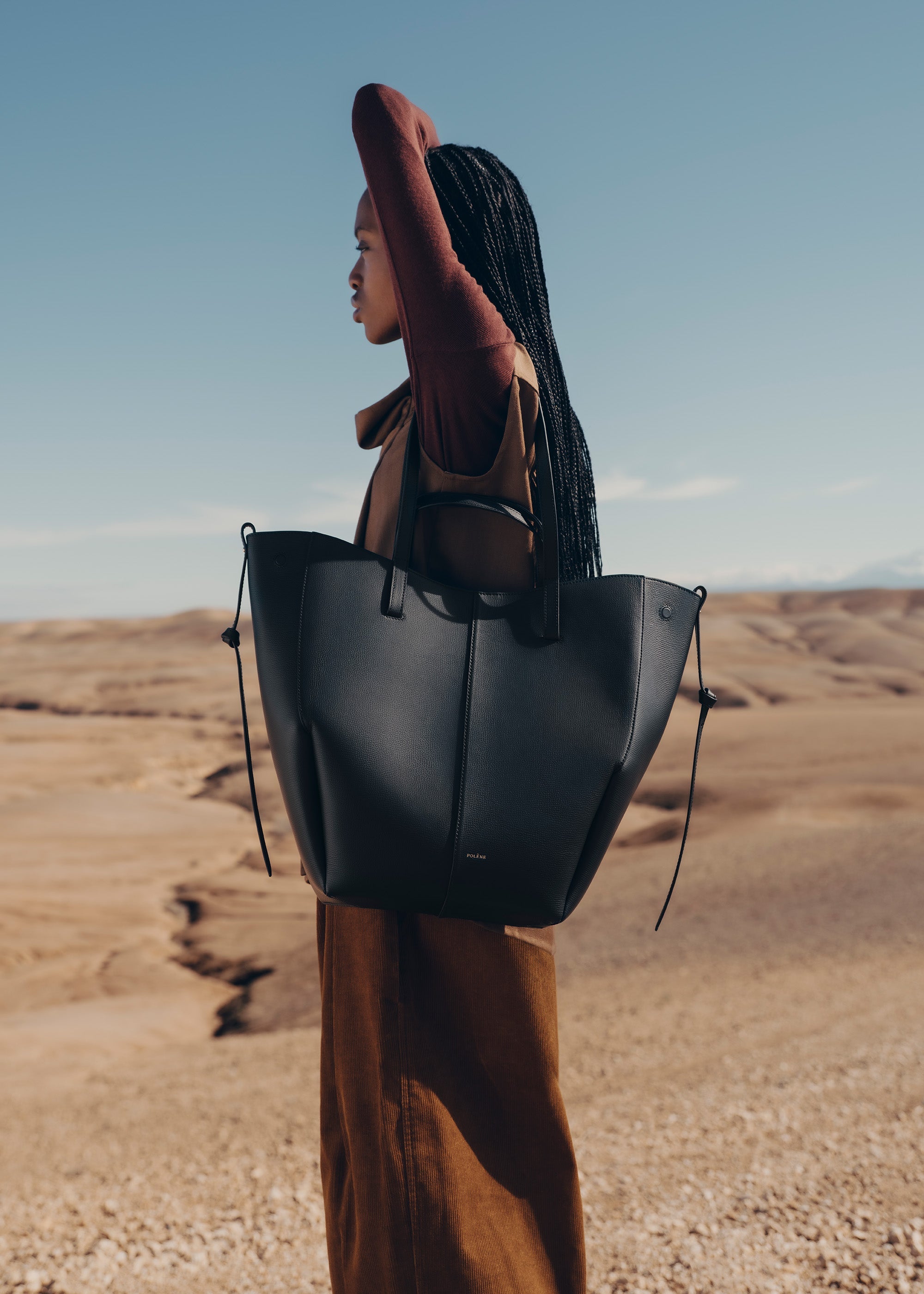 Cyme Tote - Textured Black