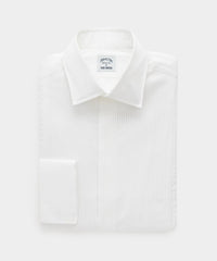 Hamilton + Todd Snyder Cotton Pleated Spread Collar Tuxedo Shirt