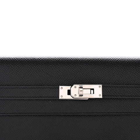Epsom Kelly Longue Wallet Black