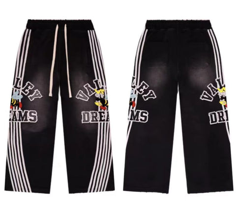Vale Forever Vintage Bee Graphic Hoodie & Striped Sweatpants Set