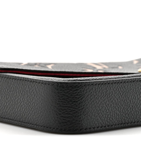 Empreinte Monogram Giant Felicie Pochette Black Beige