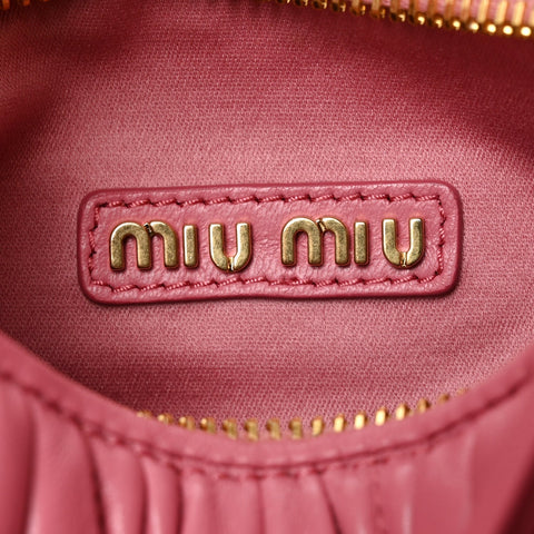 Nappa Matelasse Small Wander Hobo Pink