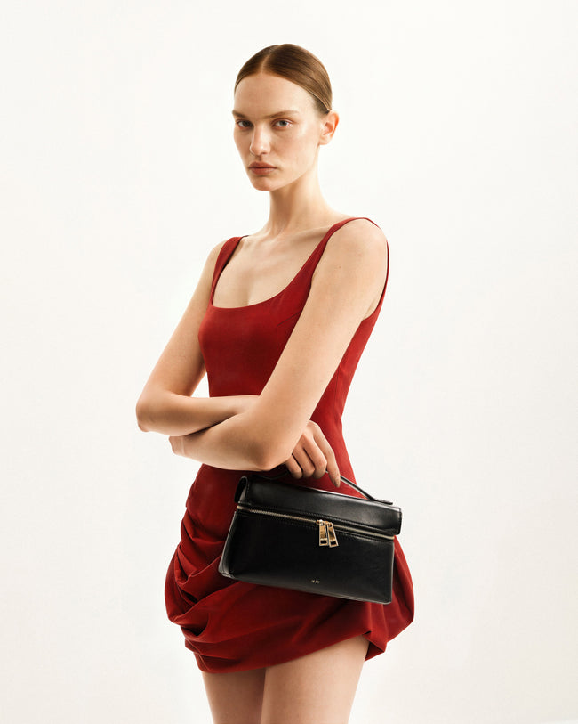 Thea Top Handle Bag - Black Main Image