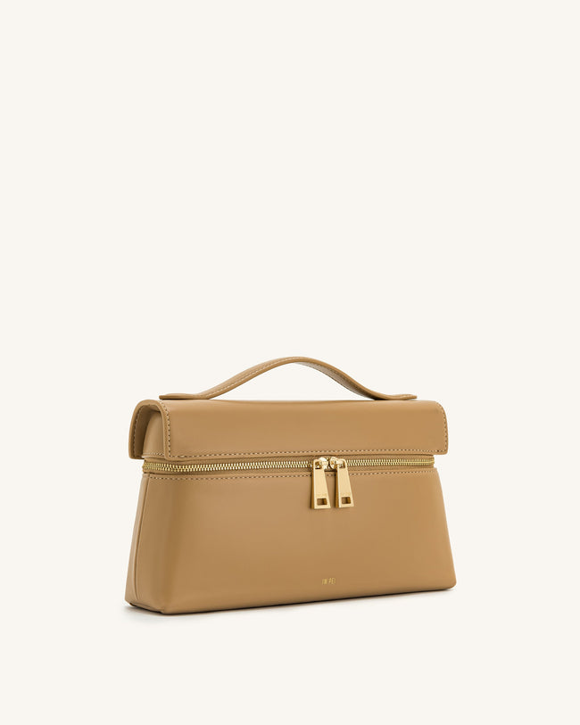 Thea Top Handle Bag - Almond Main Image