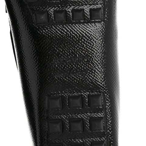 Patent Epsom Womens Irving Driving Moccasin Loafers 37 Black