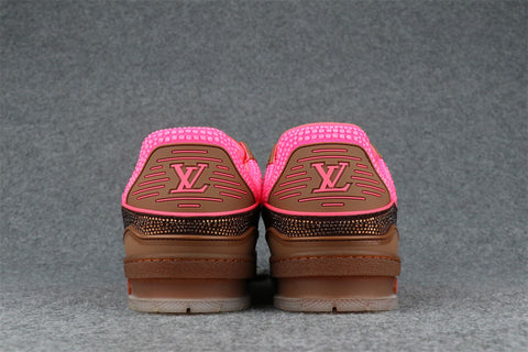 LV Trainer 'Crystal Pink Brown' (Rare Edition)