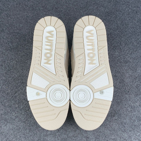 LV Trainer Beige Monogram Denim