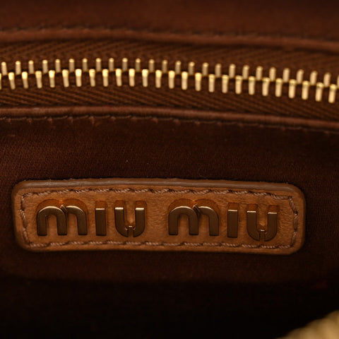 Nappa Multi Pocket Hobo Caramel