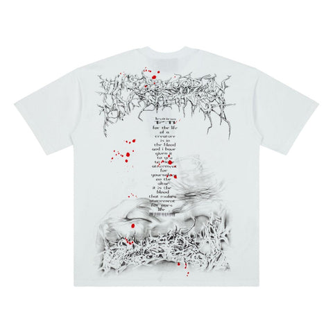 Hellstar Bloody Veins White Tee