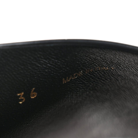 Patent Logo Slide Clogs 36 Black
