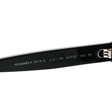 Acetate CC Butterfly Sunglasses 5414-A Black