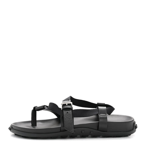 Calfskin Womens Inboard Sandals 38 Black