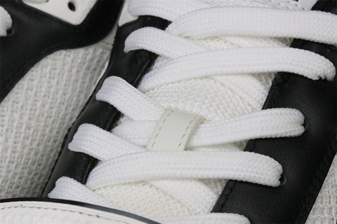 LV Trainer Low 'Velcro Strap - Black Monogram Denim'
