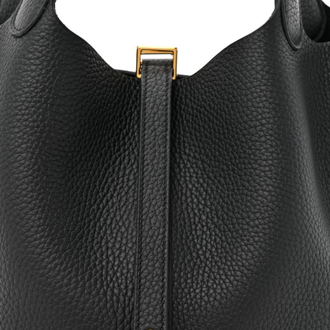 Taurillon Clemence Picotin Lock 22 MM Black